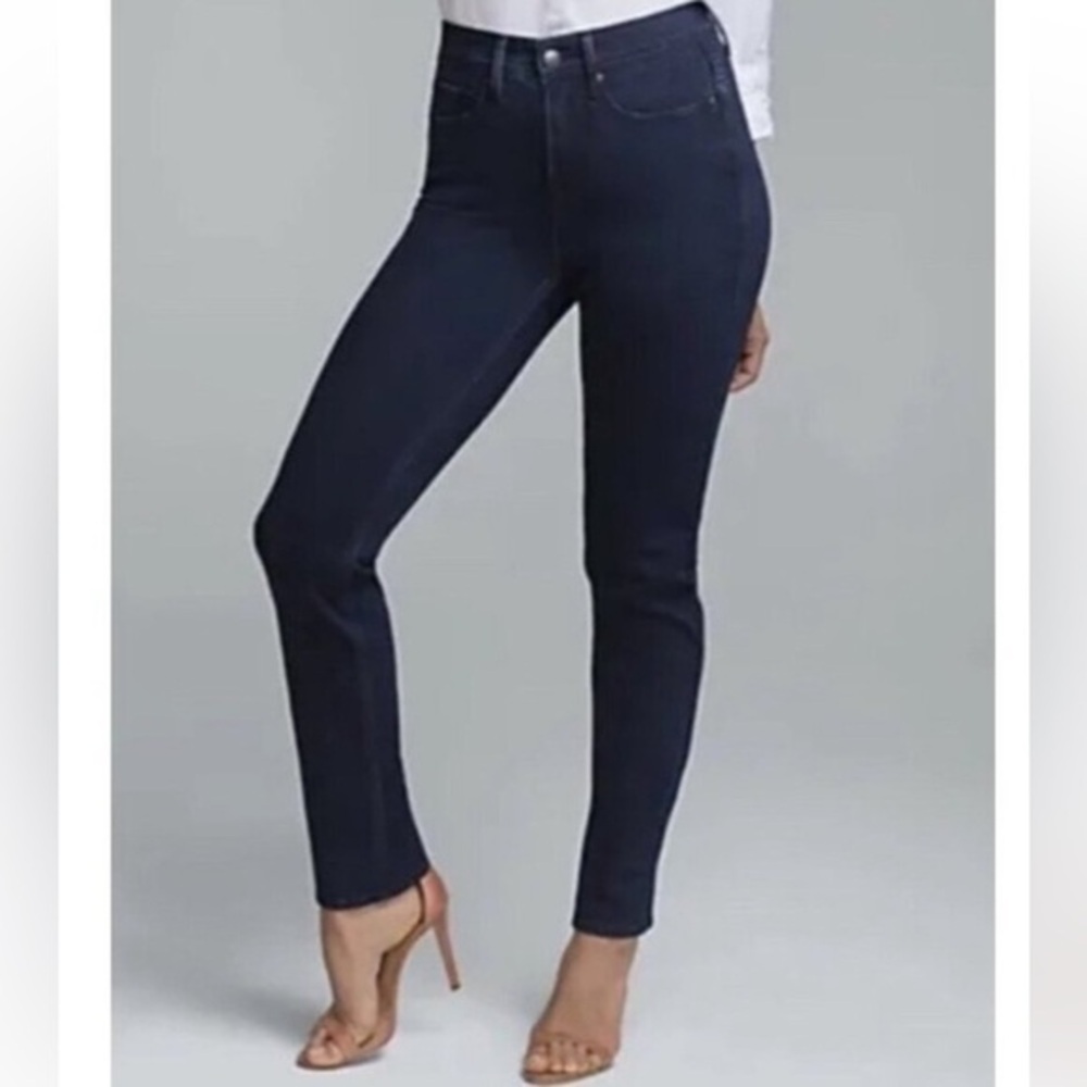 Curves 360 by NYDJ Dark Wash Straight Jeans Size 10 | Not Your Daughter’s Jeans